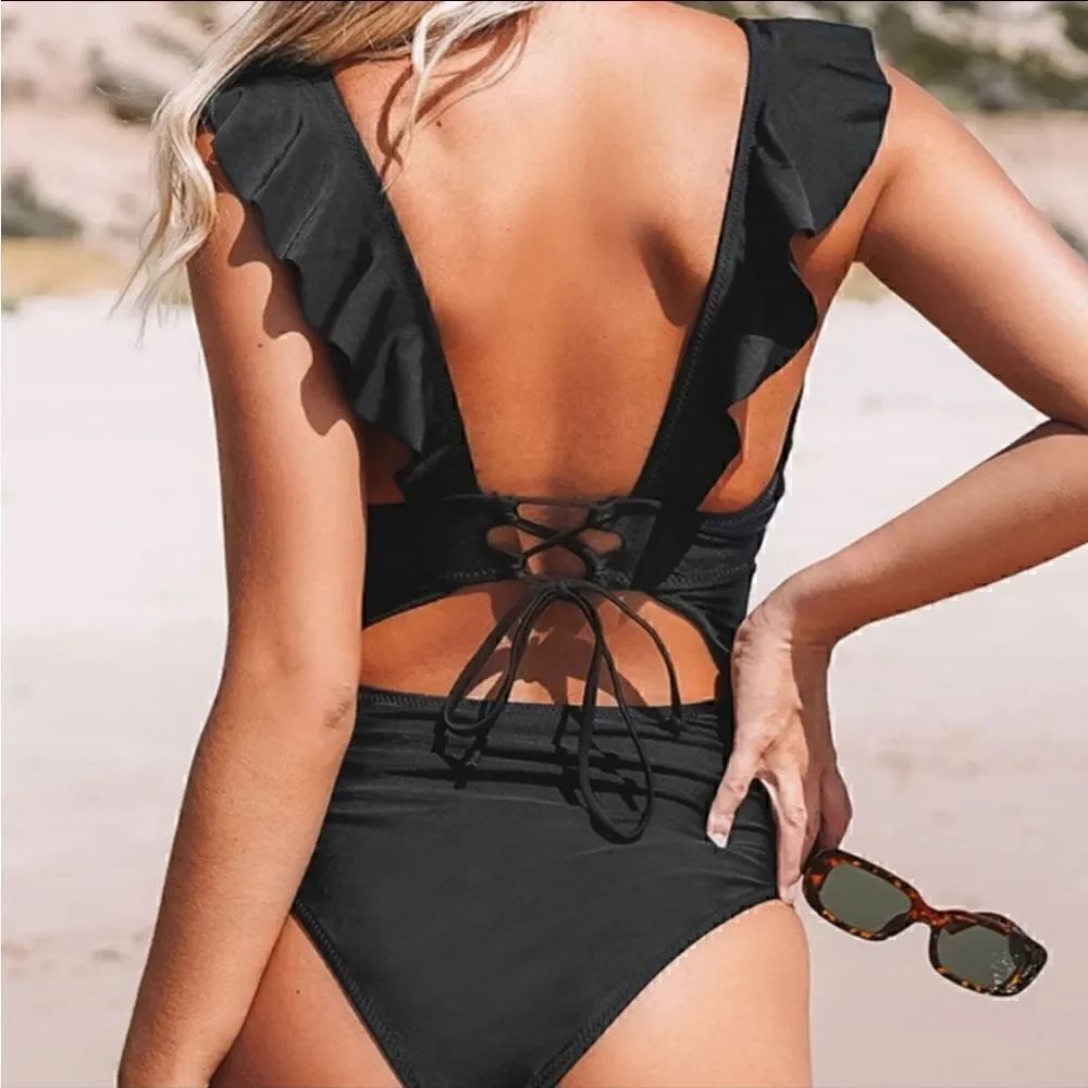 Cupshe One Peice Bathing Suit. Nwt - Picture 2 of 8